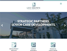 Tablet Screenshot of leobrowngroup.com